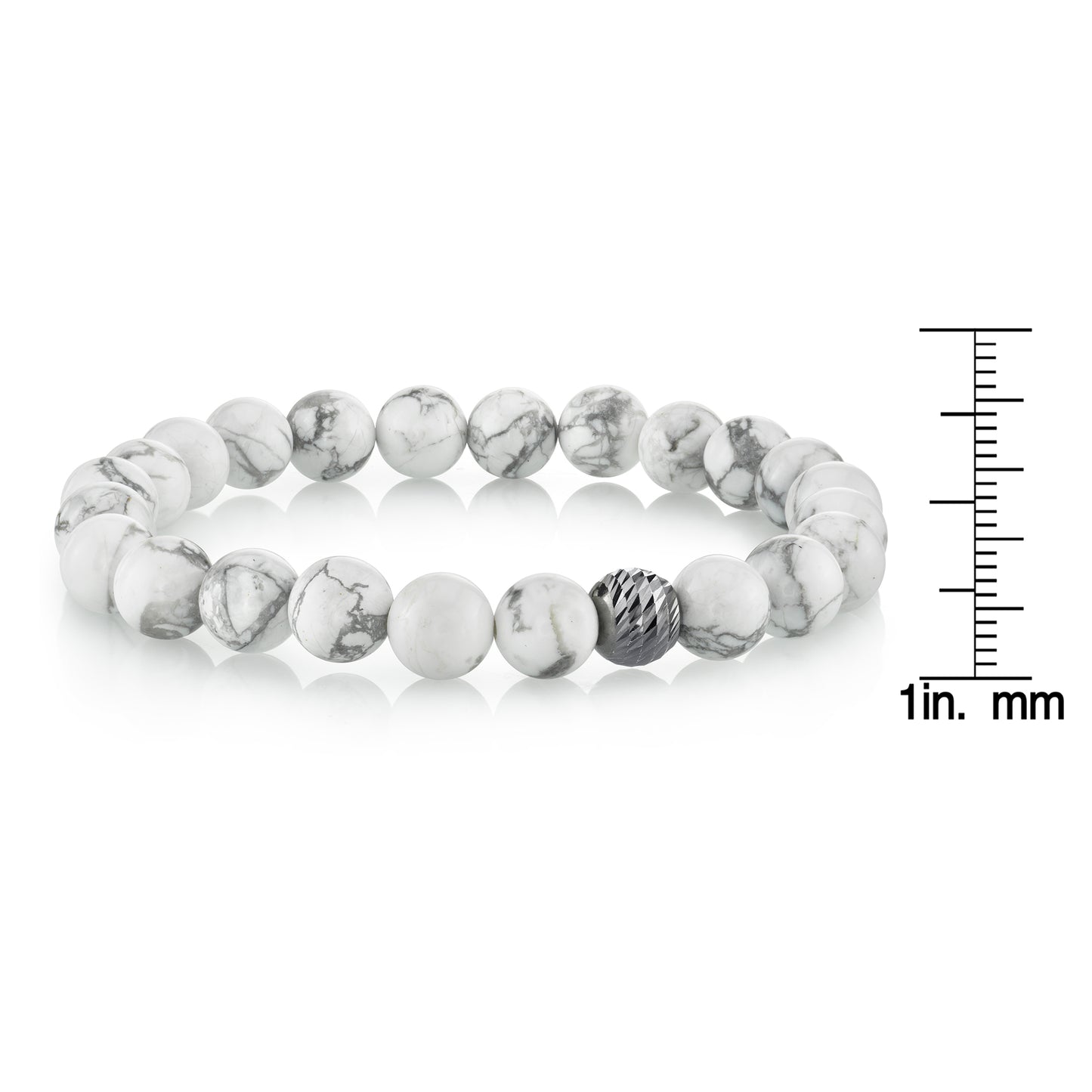 Howlite Beaded Bracelet