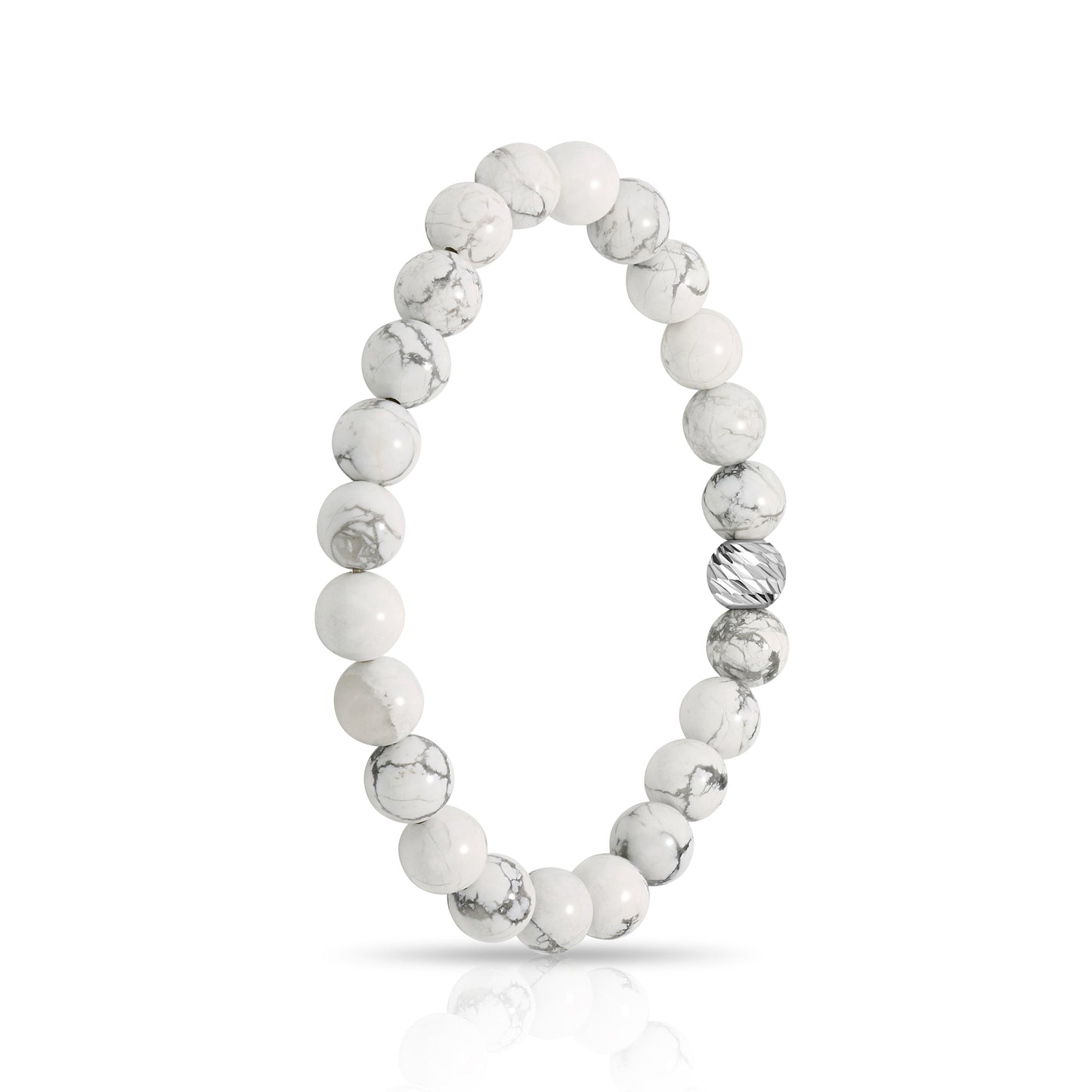 Howlite Beaded Bracelet