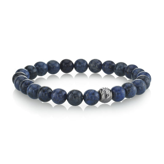 Dumortierite Beaded Bracelet