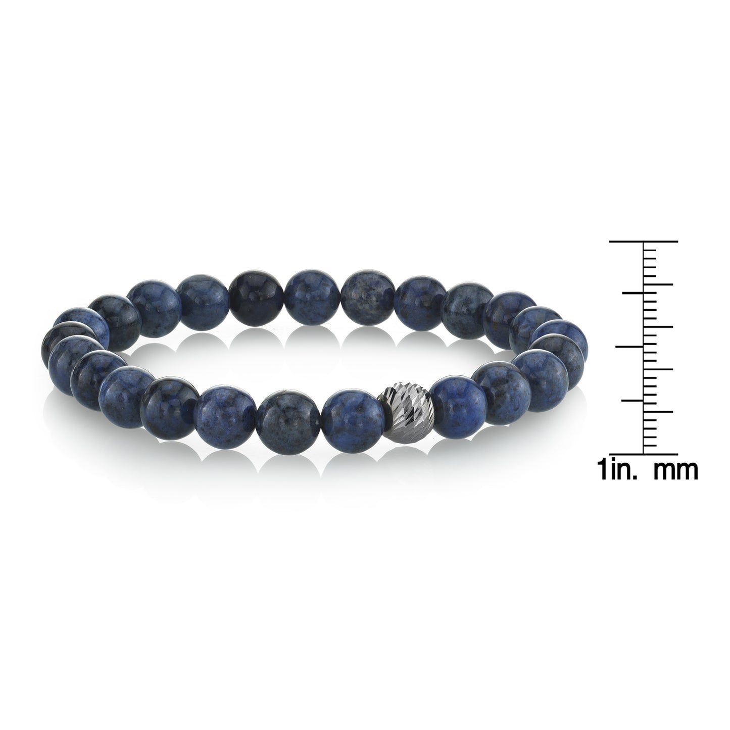 Dumortierite Beaded Bracelet